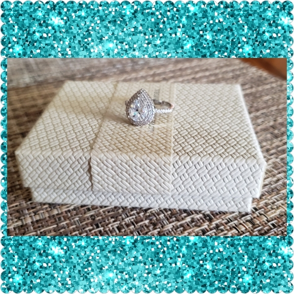 🌟2 LEFT🌟JUST IN❤Luxury Pear Cut Sapphire - Picture 8 of 8